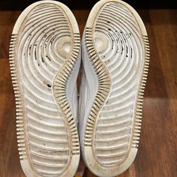 Nike Womens Court Vision Low Triple White Lace Up Shoes Sneakers Size 7 - Picture 6 of 8